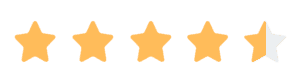 4.5 rating stars